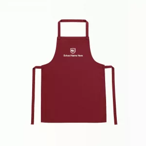 Premium Apron without pocket ties (burgundy)