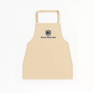 Premium Apron without pocket Elastics (cream)