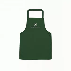 Premium Apron without pocket Elastics (Green)