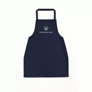 Premium Apron without pocket Elastics (Navy)