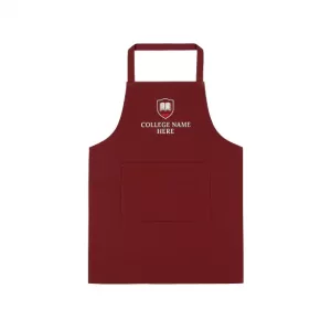 Premium Apron with pocket Elastic (Burgundy)